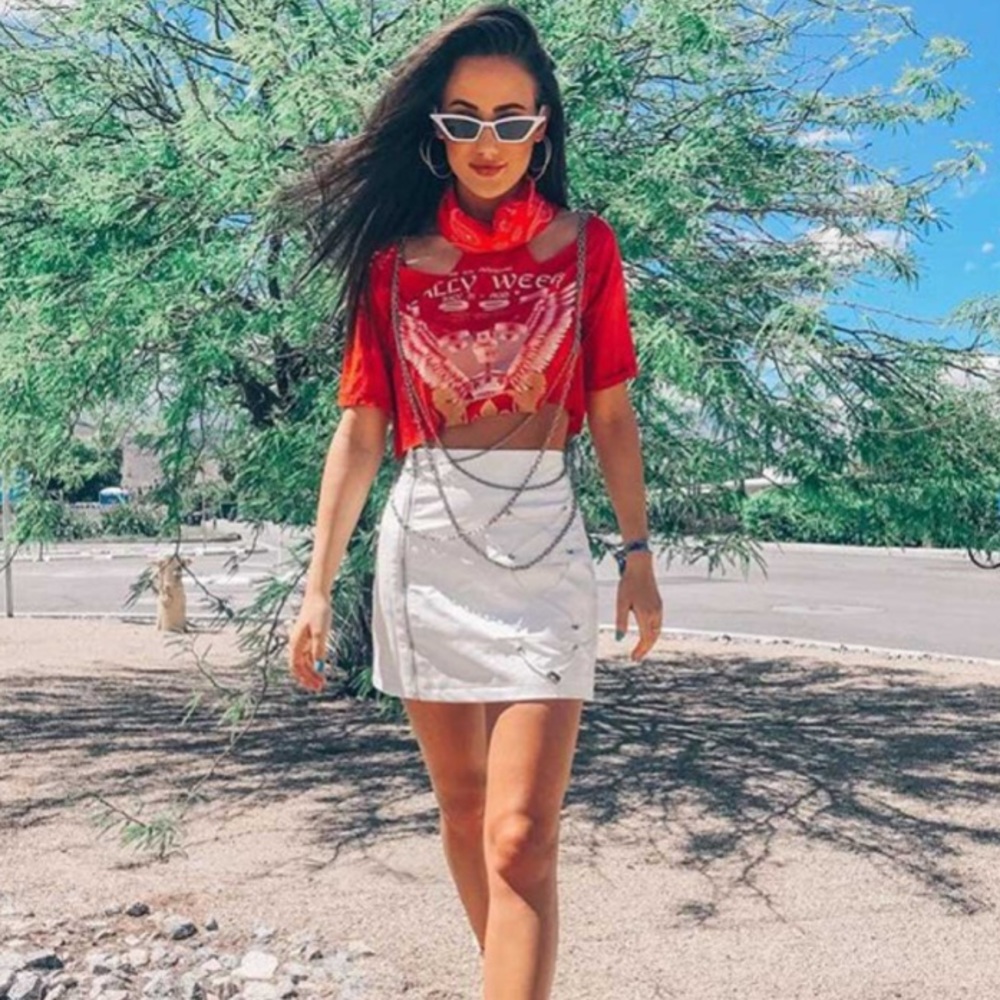 🚫SOLD🚫LF vinyl skirt 🌹